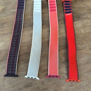 Lot of authentic Apple Watch loop bands 41 and 40 mm.